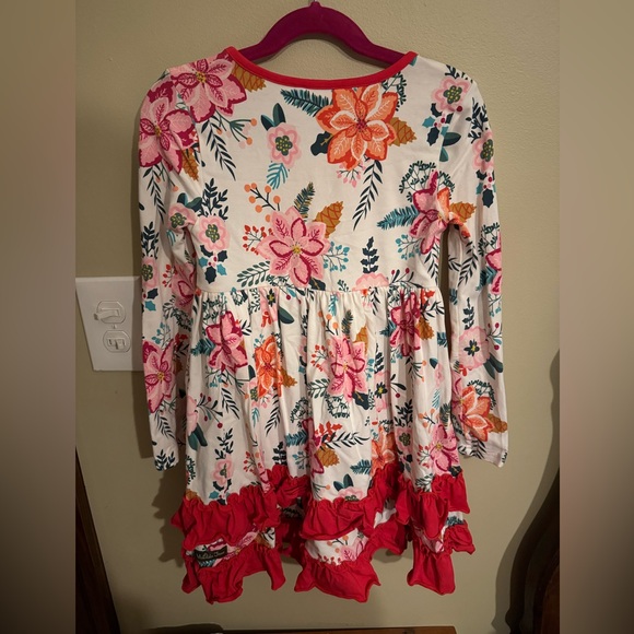 Matilda Jane - Talk About Floral Christmas Holiday Dress |Size 6| - Picture 2 of 3